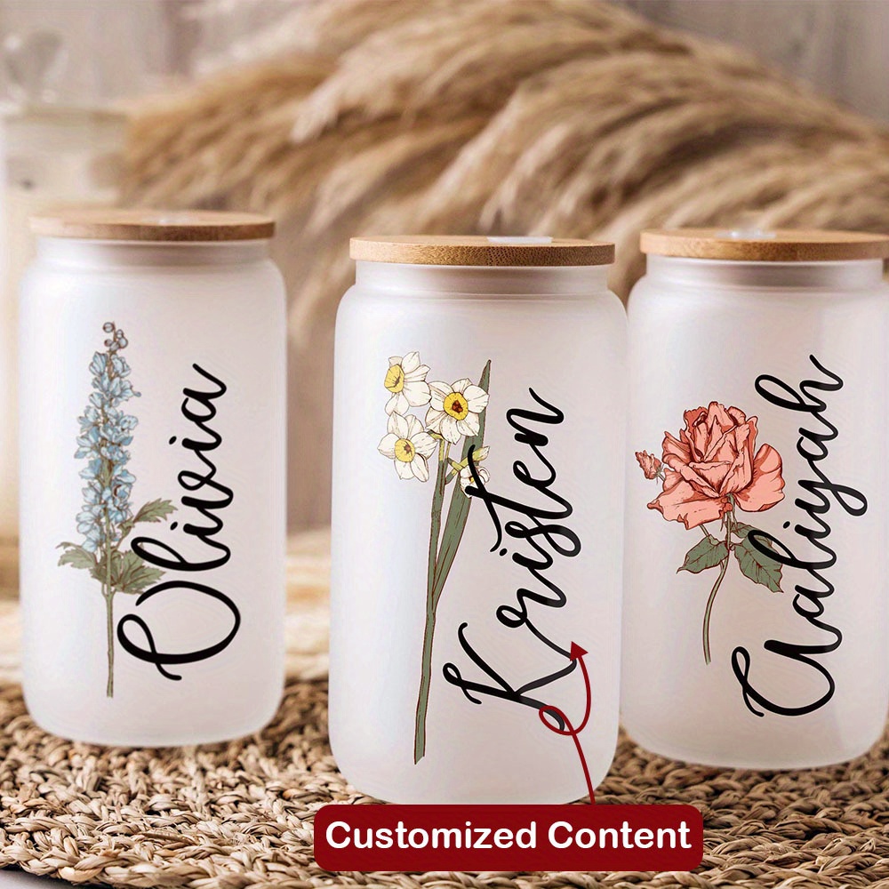 Coffee Equipment Eu - Bicchiere in vetro personalizzato con nome
