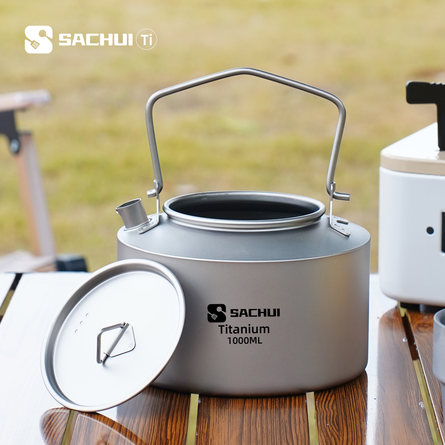 Coffee Equipment Camping - Bollitore in titanio puro da 1000