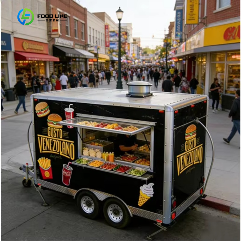 Mobile Coffee Van Equipment - Food Truck Mobile Personalizzato a Forma