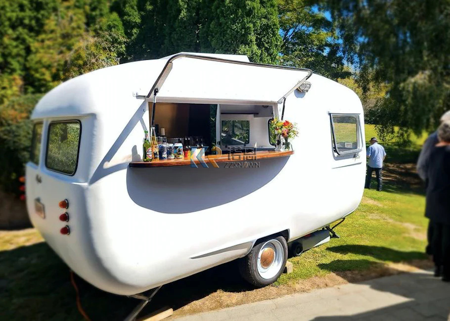 Mobile Coffee Van Equipment - Carrelli per distributori automatici di bar