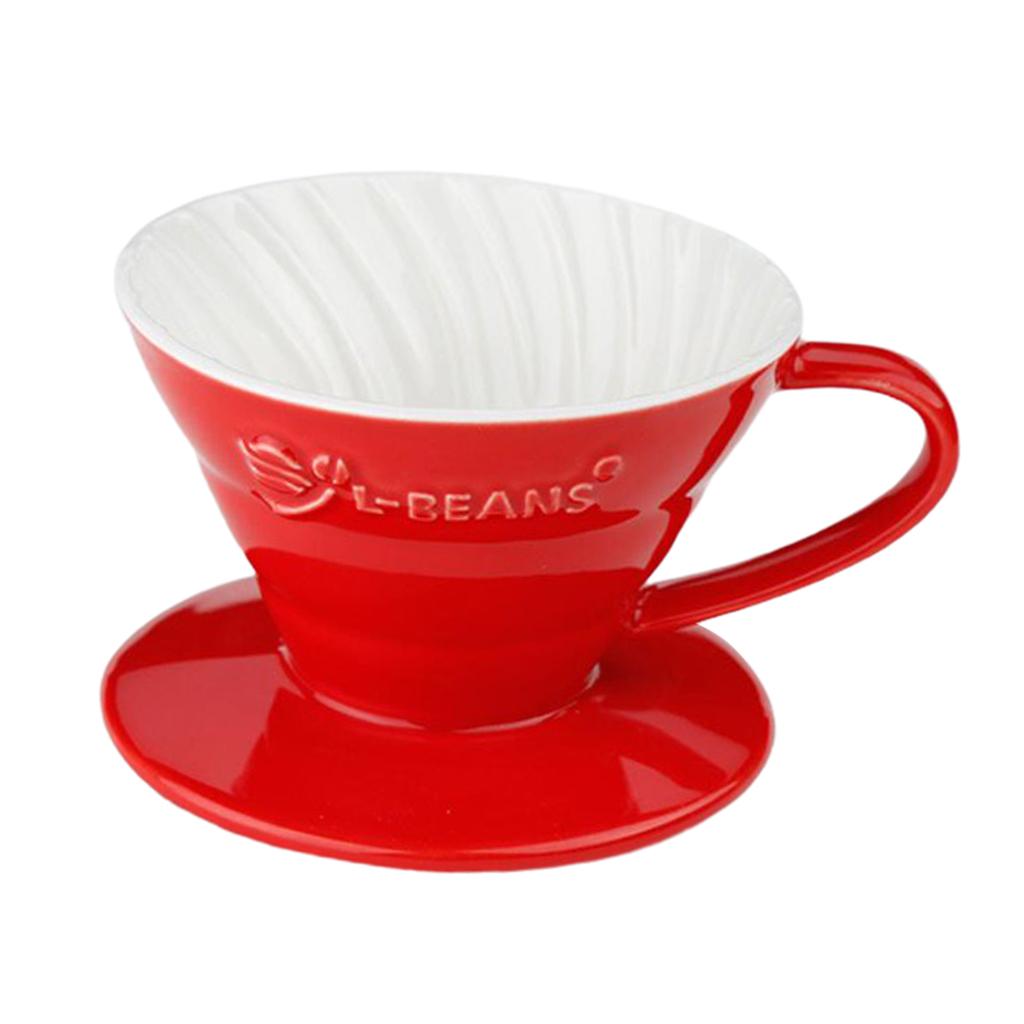 Coffee Equipment Pour Over - Filtro per Caffè in Ceramica Riutilizzabile,