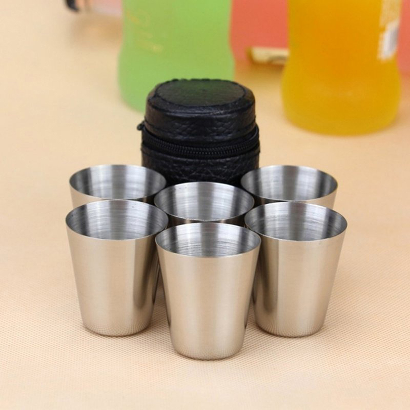 4/6 pezzi tazze in acciaio ino - Coffee Equipment Camping recensione e prezzo