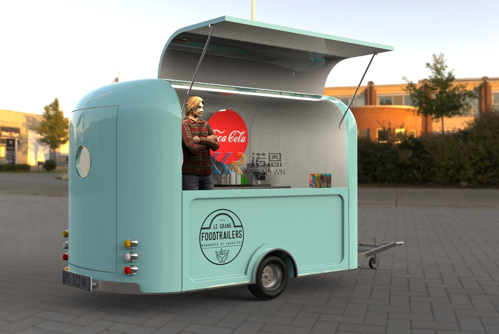 Carrelli per distributori auto - Mobile Coffee Van Equipment recensione e prezzo