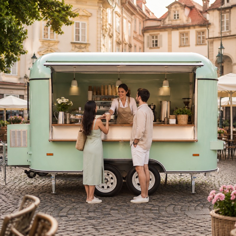 Food Truck Mobile con Cucina,  - Mobile Coffee Van Equipment recensione e prezzo